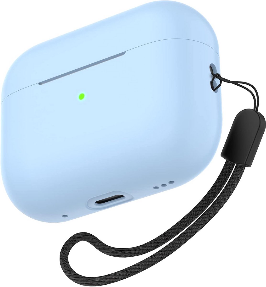 Slanke Siliconen Beschermhoes voor Oplaadcase 2e Generatie met Zichtbare LED en Draagkoord