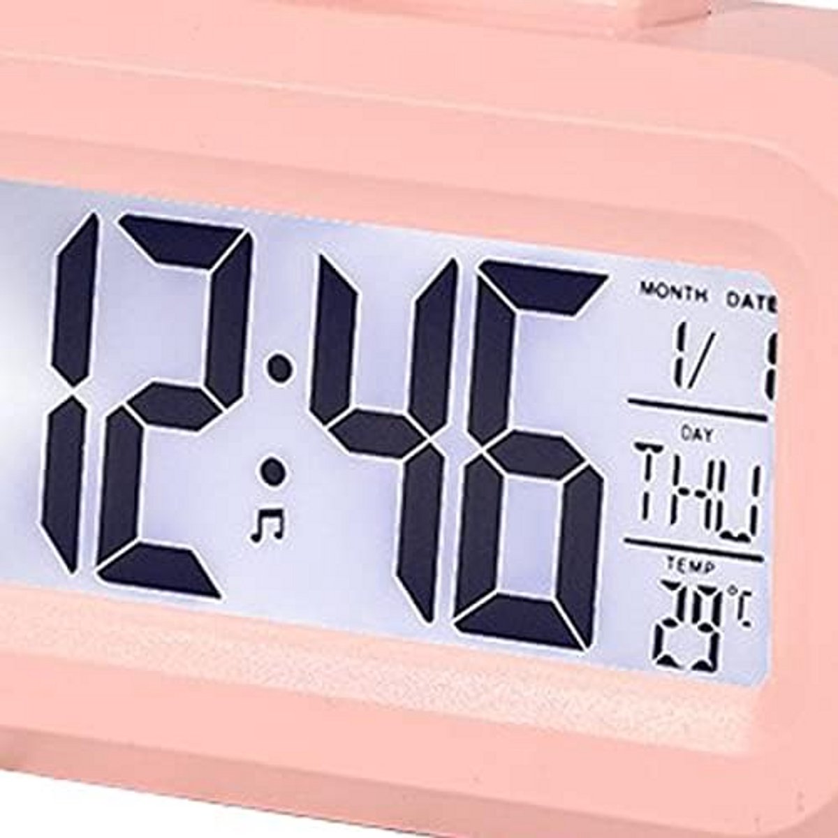 Schattige Digitale Wekker met LED Display voor Slaapkamer en Studiekamer