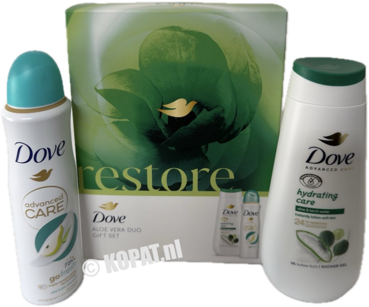 Dove Geschenkset Aloe Vera Duo 225 ml + 150 ml
