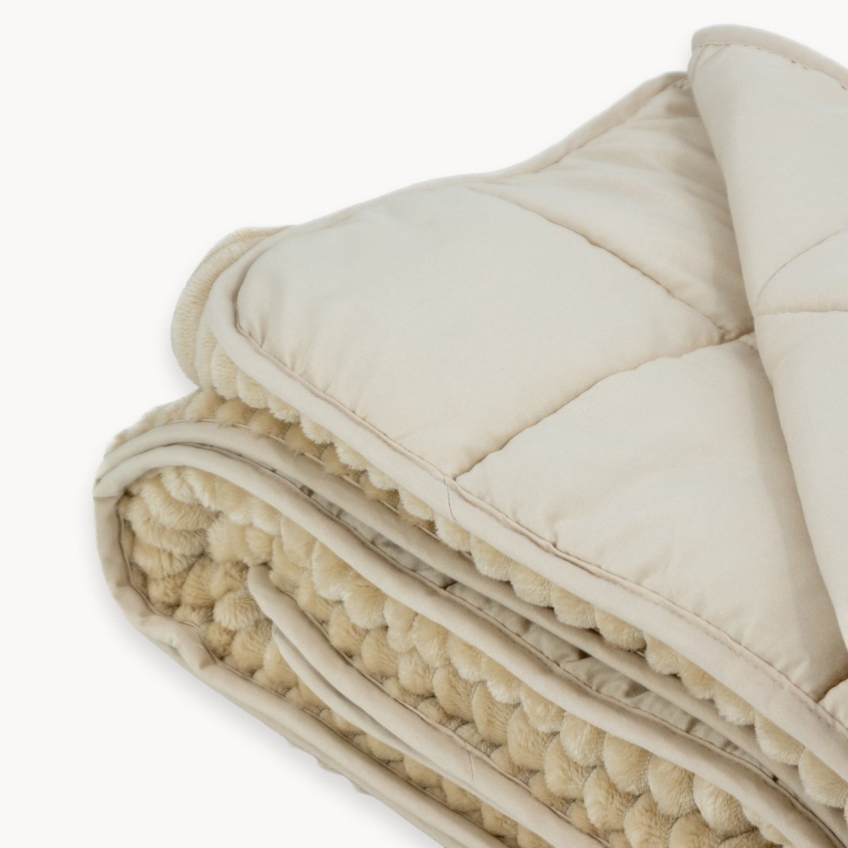 HappyBed Premium Verzwaringsdeken | Taupe | 7 KG