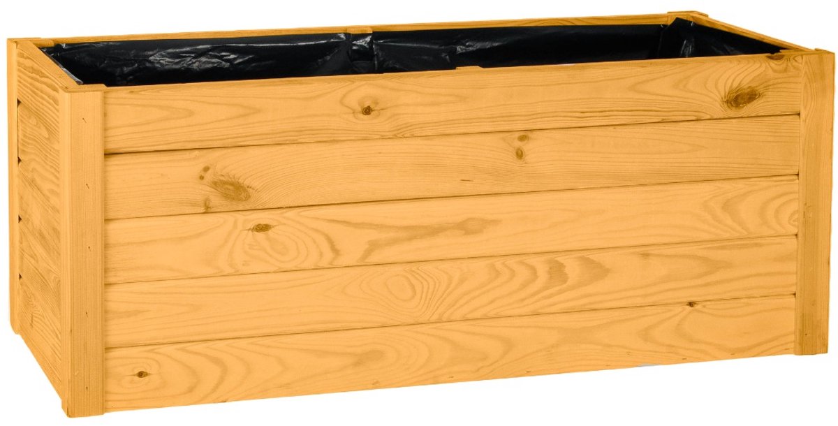 TuinChamp Plantenbak Gold oak 100 x 40 x 40 cm