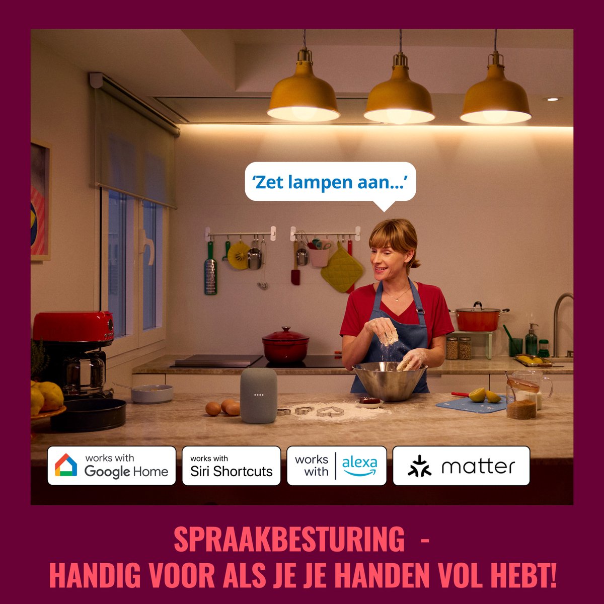 Slimme stekker WiZ WiFi F-type, app-bediening, Matter-gecertificeerd, energie besparen, smart home plug - Afbeelding 4