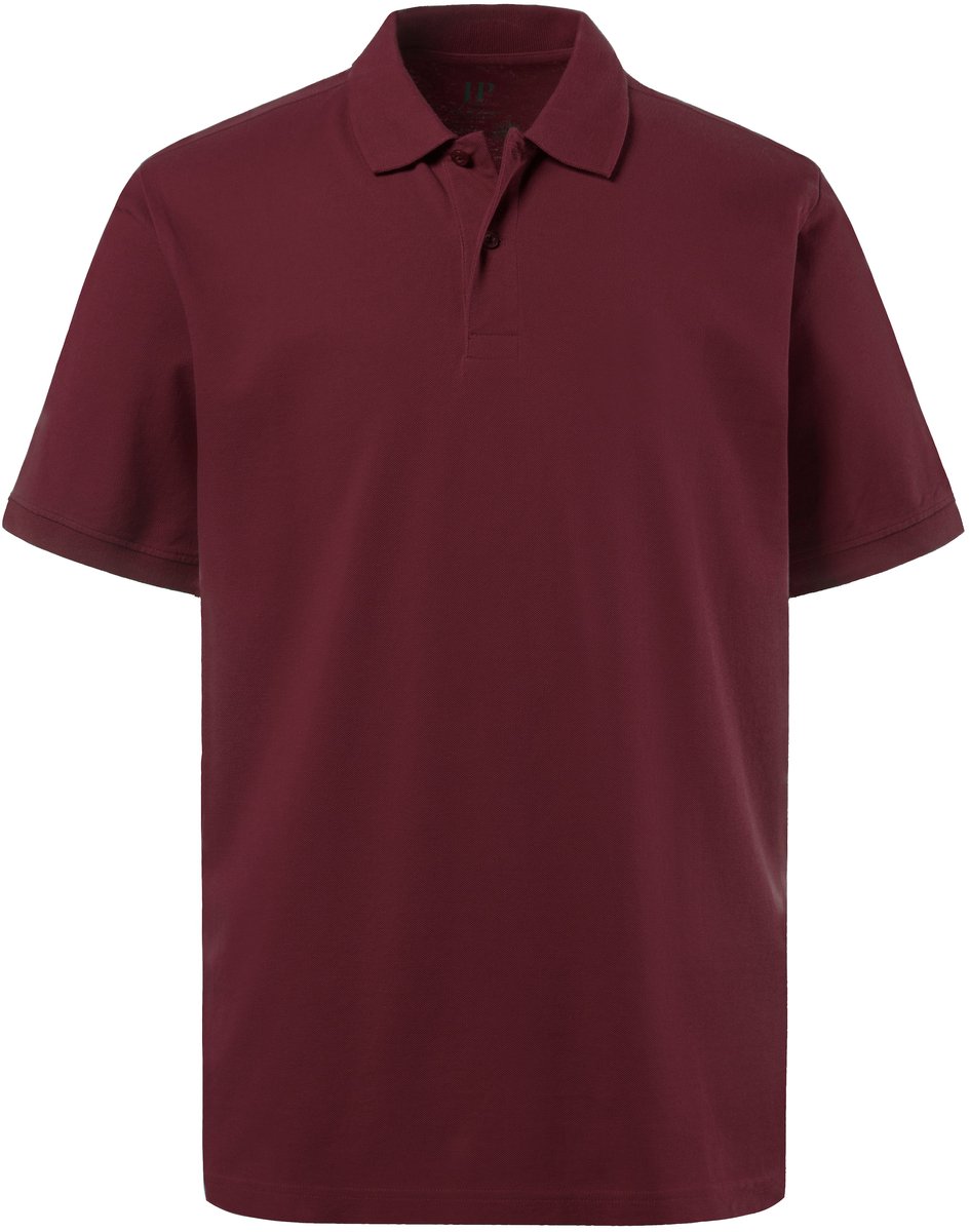 JP 1880 - Heren - Poloshirt basic halflange mouwen piqué - Aubergine - Maat 4XL
