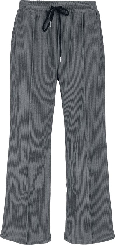2024 Nieuwe Dames Effen Kleur Elastische Taille Corduroy Rechte Pijp Casual Broek kopen vanaf een prijs van 31