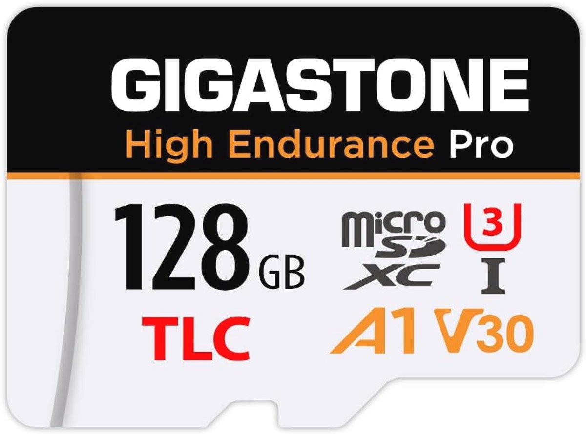 128 GB Micro SD-kaart - High Endurance Pro, Snelheid tot 100 MB/s, Compatibel met Dashcams