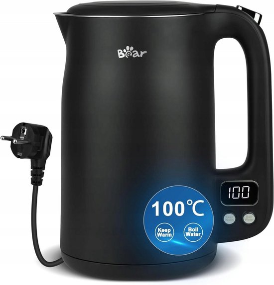 Waterkoken met een vermogen van 1000 tot 1500 watt met Meerdere temperatuurstanden kope