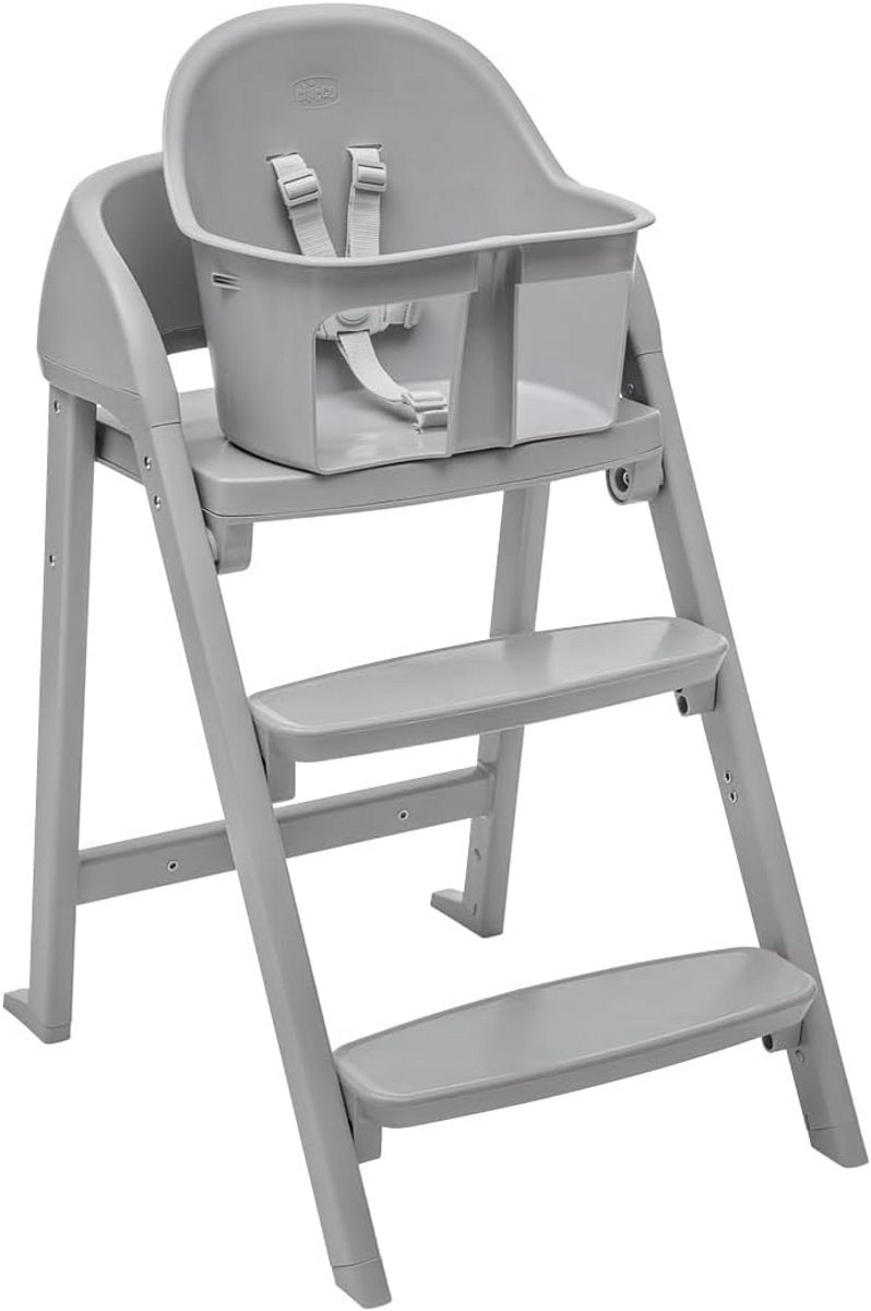 Omvormbare Kinderstoel voor Baby's en Volwassenen - 6 maanden tot 110 kg, 3 Configuraties en Compact Opvouwbaar