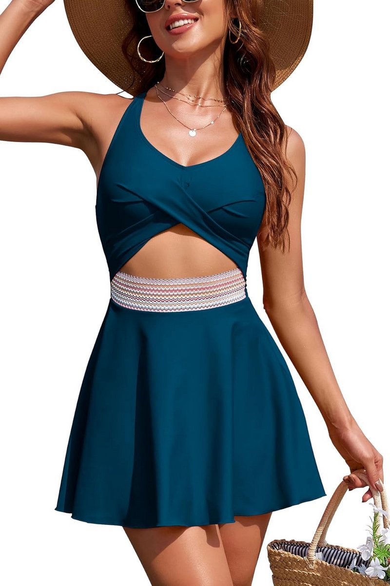 Elegante Badjurk Dames met Ruches - Tweedelig Gevoel