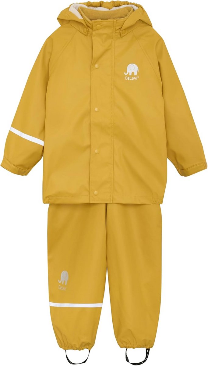 Celavi Basic rainwear set - solid PU meisjes Regenjas