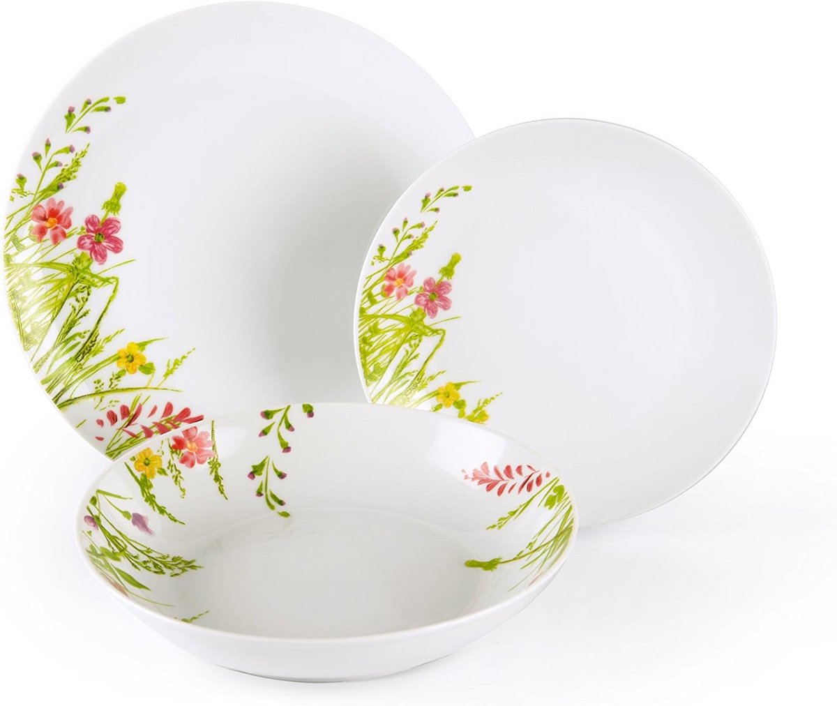 18-delige serviesset voor Brunch en Diner