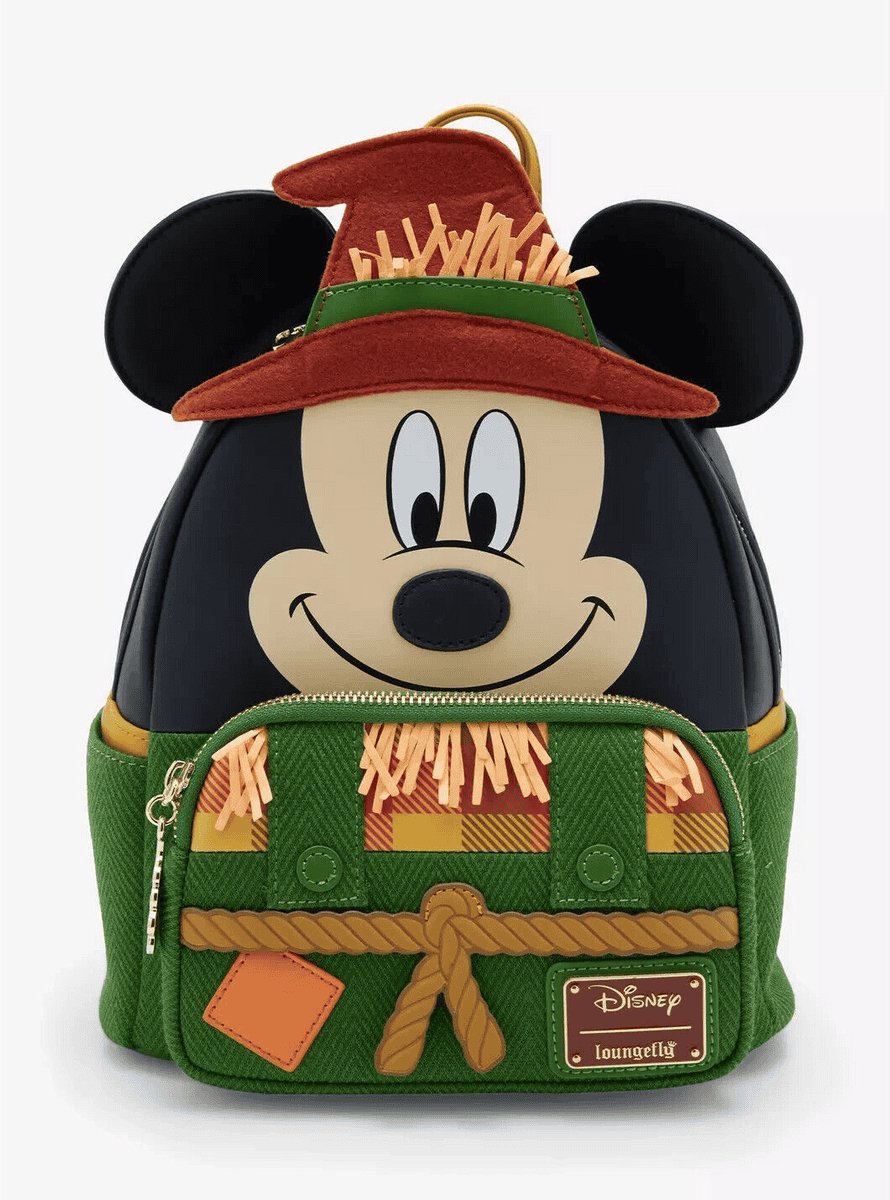 Loungefly - BL - Disney Mickey Scarecrow Mini Backpack Exclusive