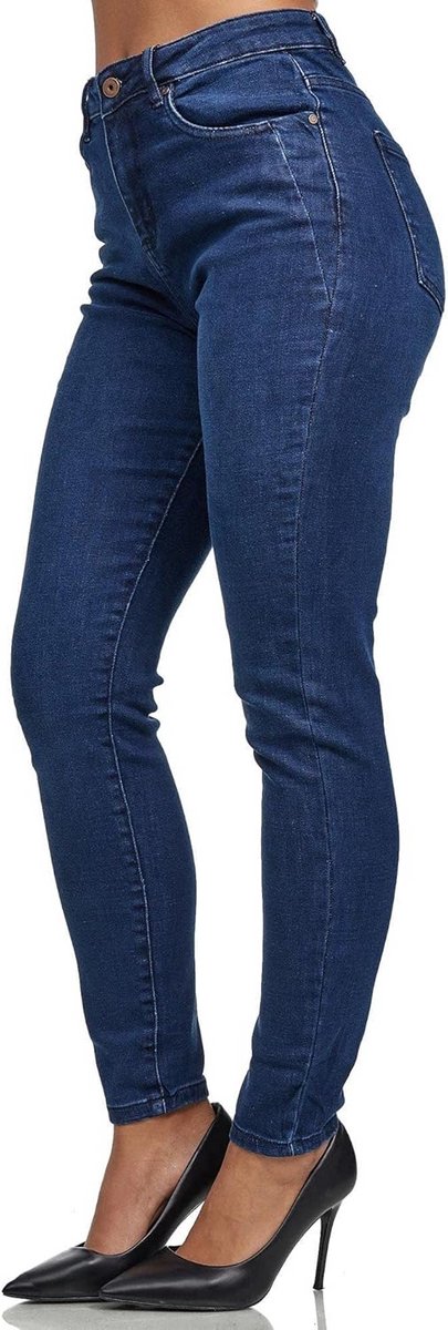 Hoge Taille Skinny Jeans Dames - Comfortabele en Modieuze Denim Broek