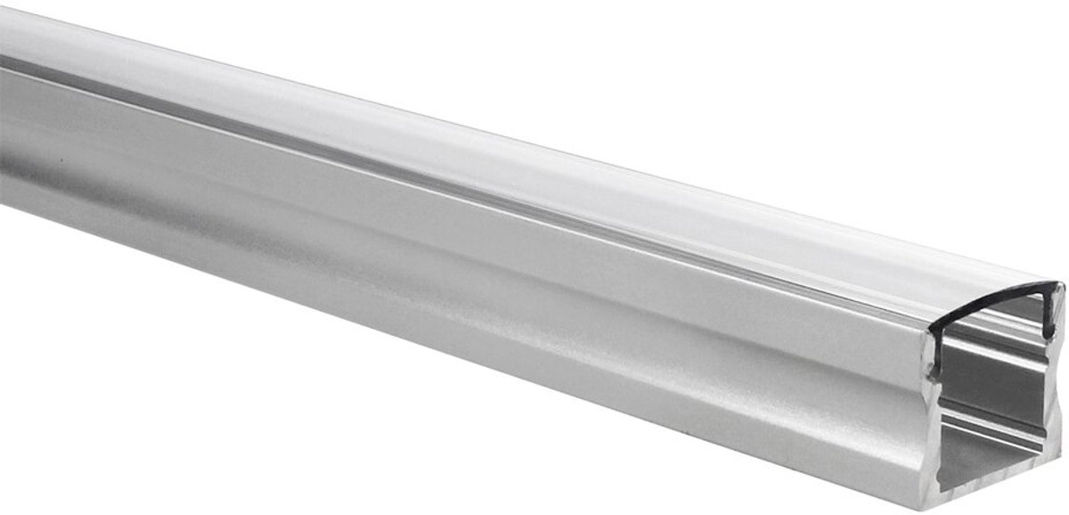 LED strip profiel Potenza aluminium hoog 1m incl. transparante afdekkap