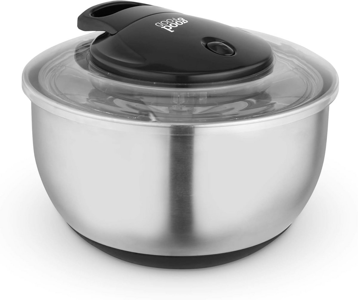 Grote Salade Droger met Trekkoord en Antislipbasis - 5 Liter