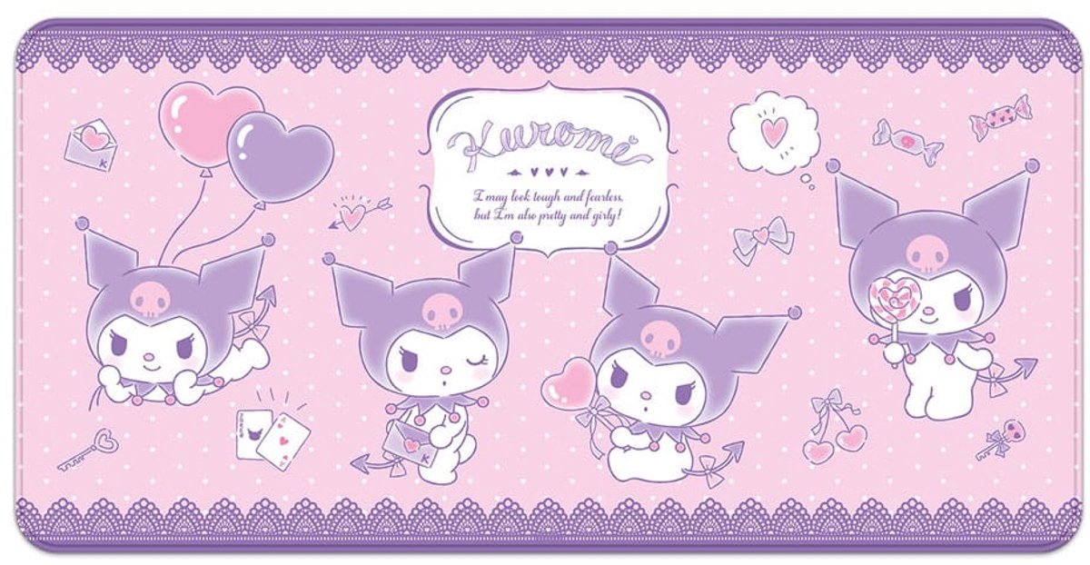 Sakami Merchandise Sanrio XXL Mousepad Kuromi Kawaii Mouse pads