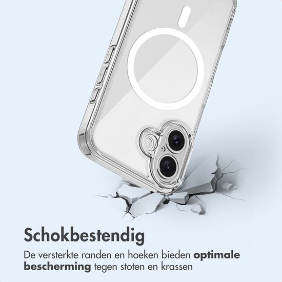 Coque imoshion - Compatible avec iPhone 17 - Coque arrière de protection compatible MagSafe - Transparente