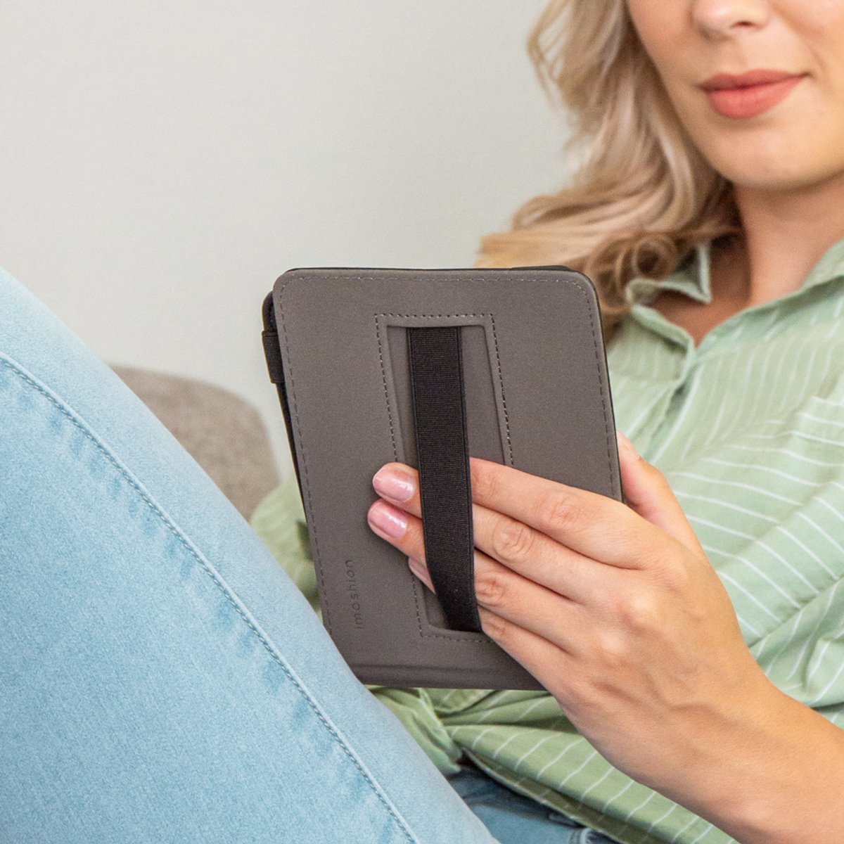 Ereader Hoes - Geschikt voor Kobo Clara BW/Kobo Clara Colour - Lichtgroen – foto 4