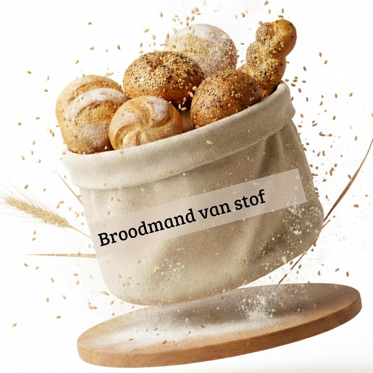 Duurzame en Wasbare Broodmand van Hennep en Katoen voor Tafel en Keuken