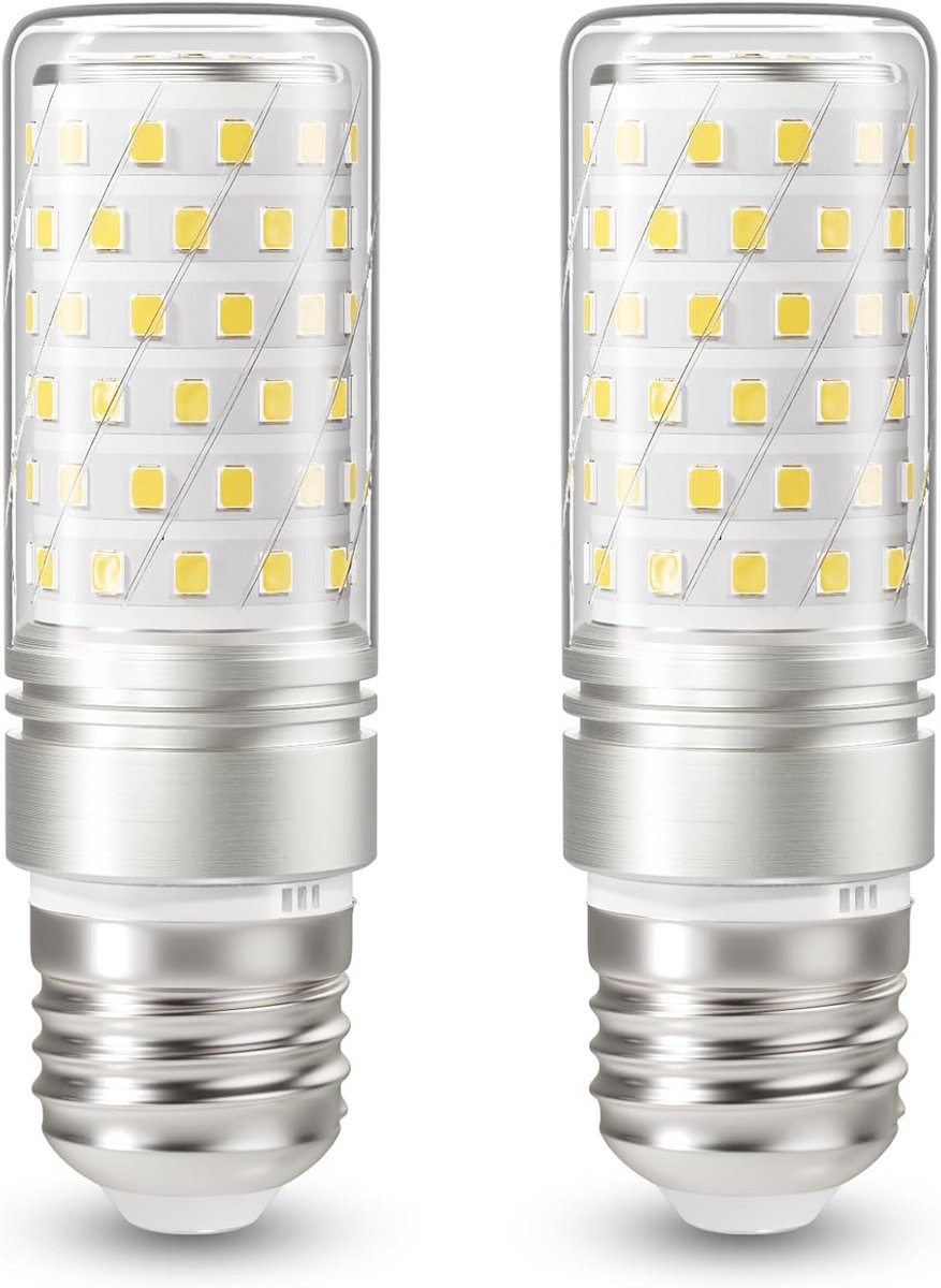 E27 LED Lamp 10W - Vervangt 130W Halogeenlamp - Koel Wit 6000K - Set van 2