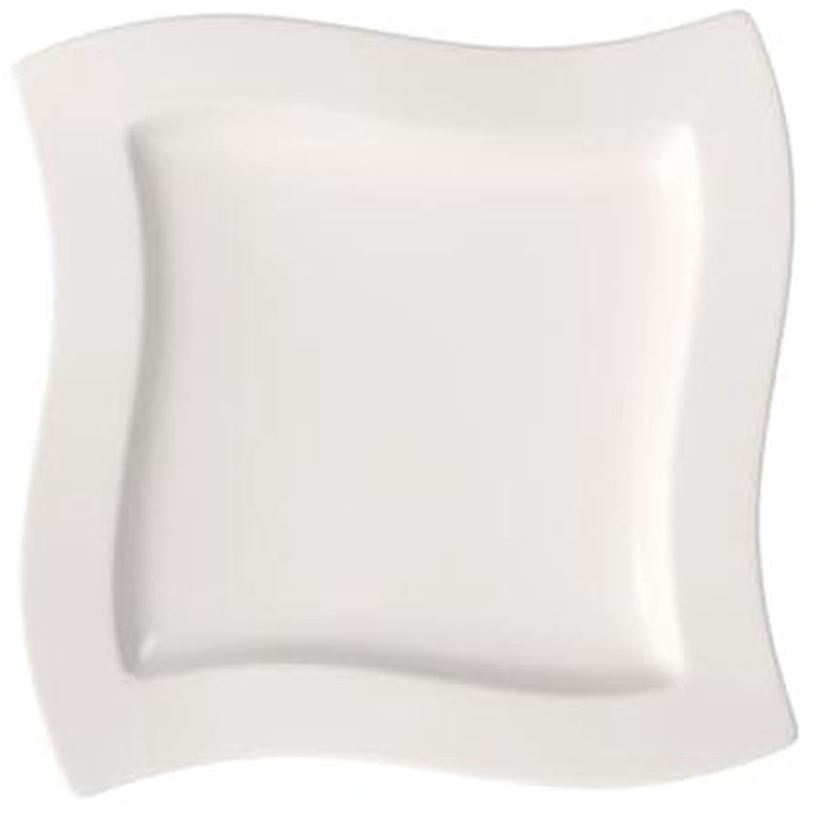 Trendy vierkante dinerplaat 27x27cm
