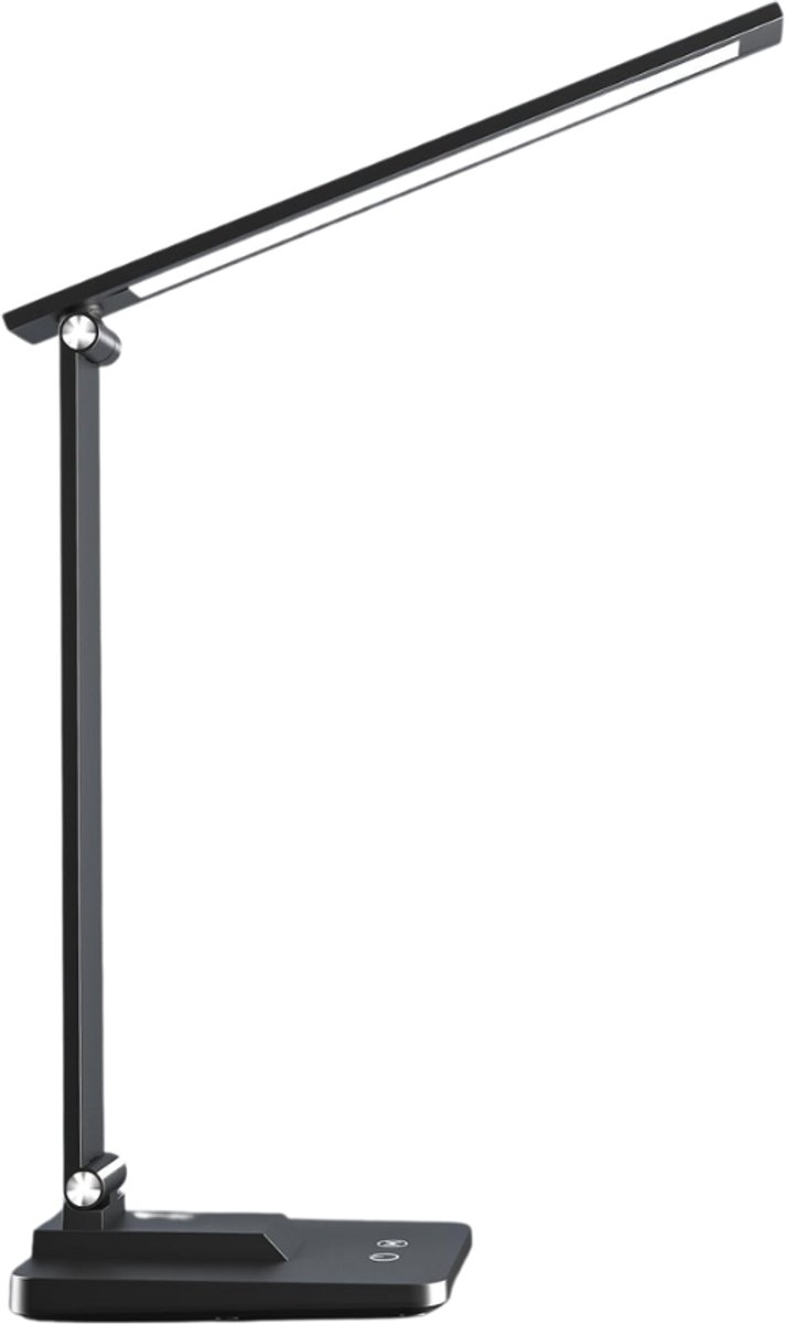 VIN® Bureaulamp led dimbaar daglicht - USB - 15 kleurenfuncties - Daglichtlamp - Touchscreen - Lichttherapielamp - Hobby lamp voor schilderen, puzzelen – UV-Vrij - Tafellamp/lamp staand - Zwart