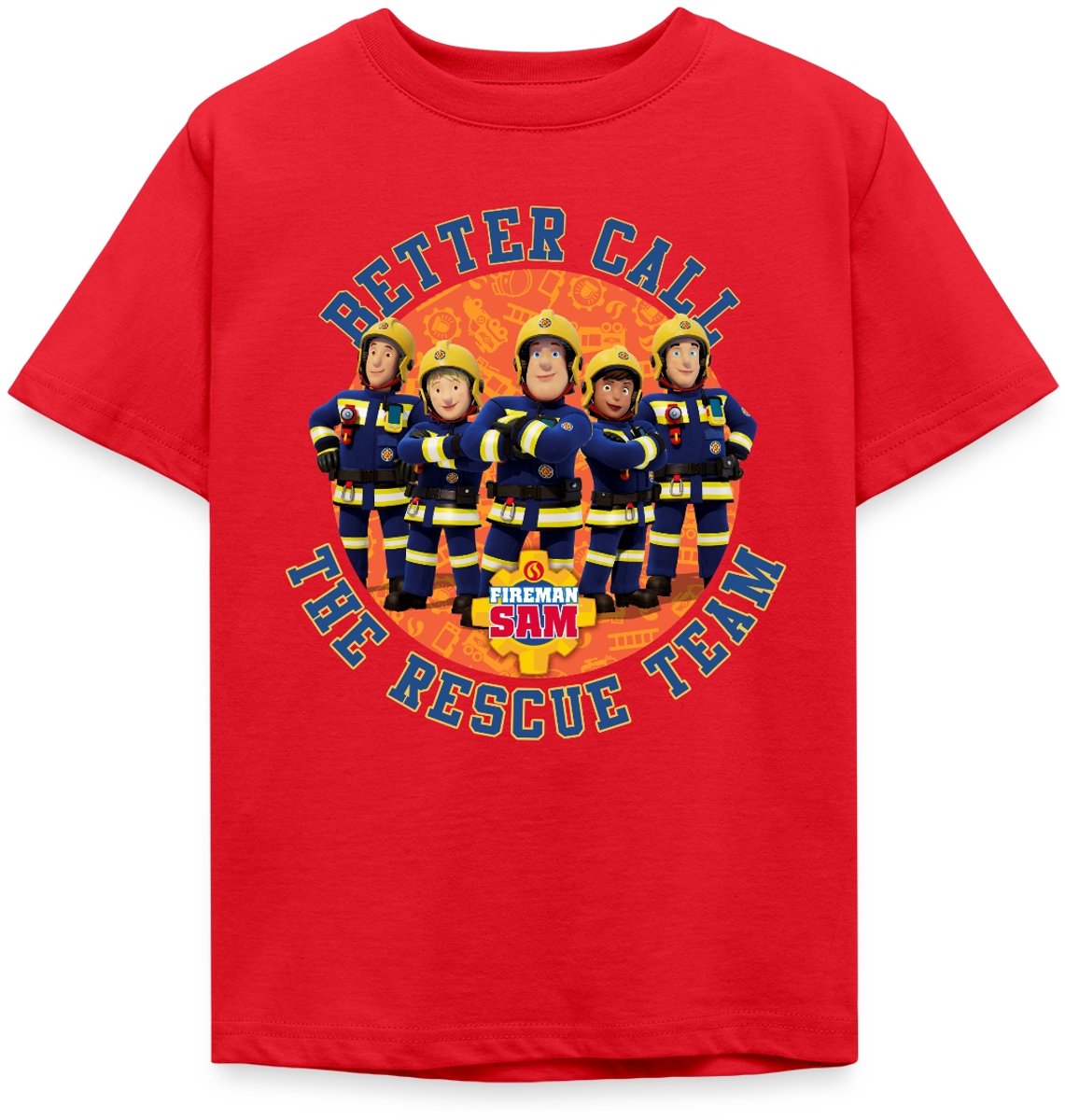 Brandweerman Sam™ Beter Bel De Reddingsbrigade T-Shirt Kinderen