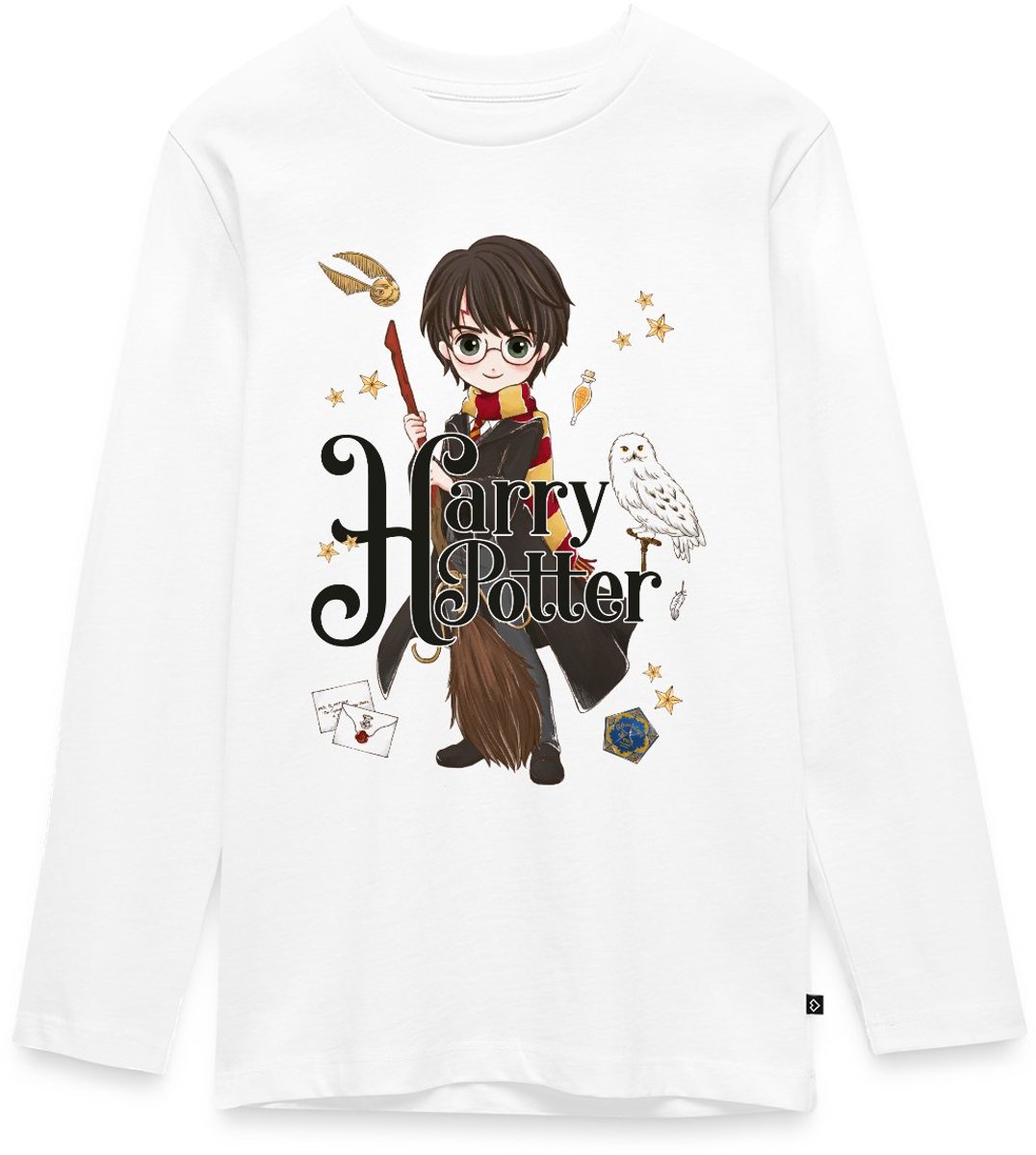 Harry Potter Onderdelen Premium T-Shirt Tiener Met Lange Mouwen