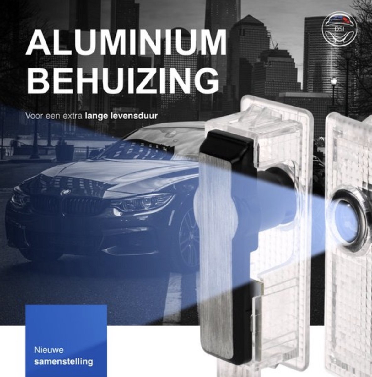 Instapverlichting LED – Geschikt voor BMW – M Performance Dynamic Style Logo – Plug & Play – Set van 2 – Luxe Autodeur Projector – foto 2