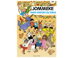 Omslag van Jommeke strip 329 - Over koetjes en ezels
