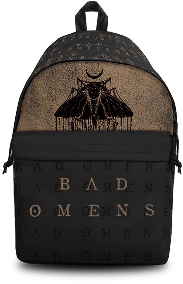 Rocksax Bad Omens - Moth Rugtas - Zwart