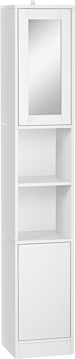 kleankin-Badkamerkast-Spaanplaat-30x28x170cm-Wit