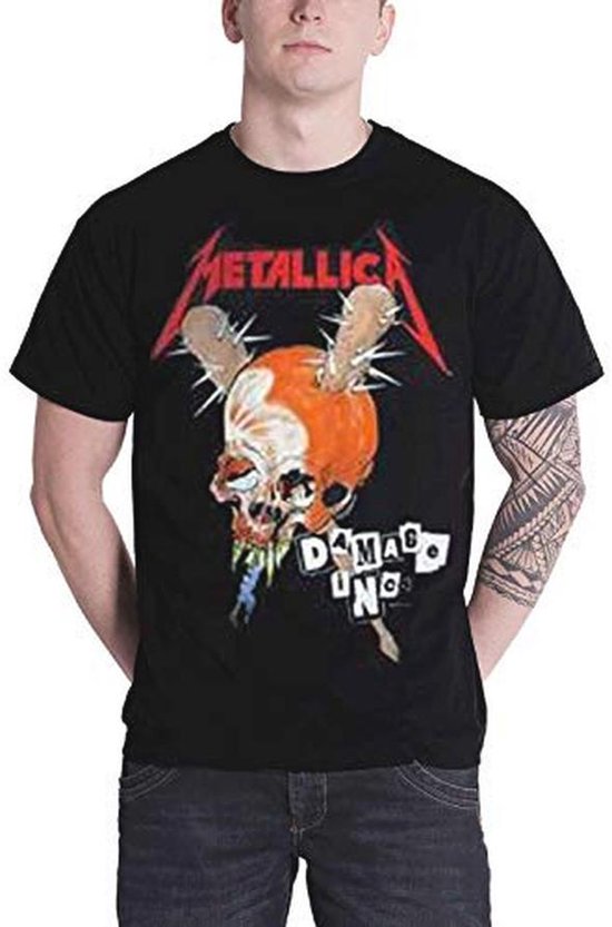 Damage Inc Tour T-Shirt - Metal Band Logo - Official Merchandise for ...