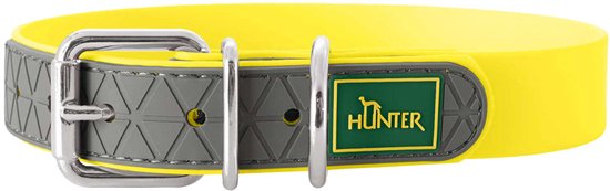 Hunter Hondenhalsband convenience neon geel 50 cm