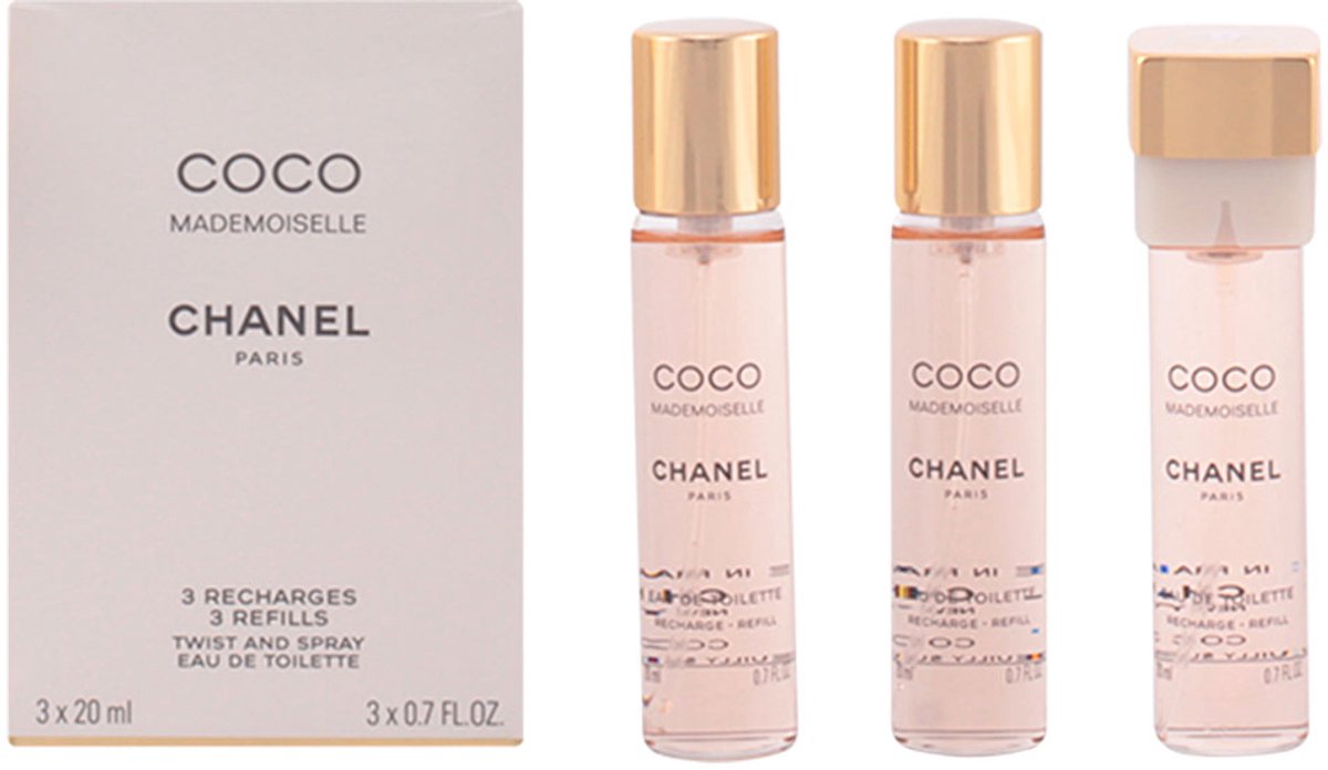Chanel Coco Mademoiselle Geschenkset - 3x Eau de Toilette Refill