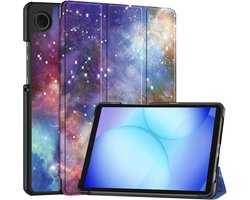 Hoesje - Geschikt voor Samsung Galaxy Tab A11 Plus / A9 Plus - Dun & Stevig - Hardcover Book Case - Trifold Bookcase Hoes - Hard Cover - Tablethoes - Galaxy