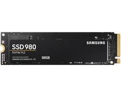 Samsung 980 - Interne SSD - PCIe 3.0 - NVMe M.2 - 500 GB