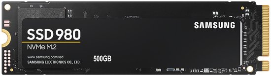 Samsung 980 - Interne SSD - PCIe 3.0 - NVMe M.2 - 500 GB