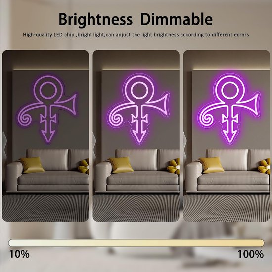 Daity 1 stuk - LED-neonlamp, geschikt voor wanddecoratie, gevoed via USB, ideaal voor slaapzalen, privéruimtes voor mannen, bars, muziekstudio's, feesten en verjaardagscadeaus (29,5 * 33,5 cm). van Merkloos — afbeelding 4
