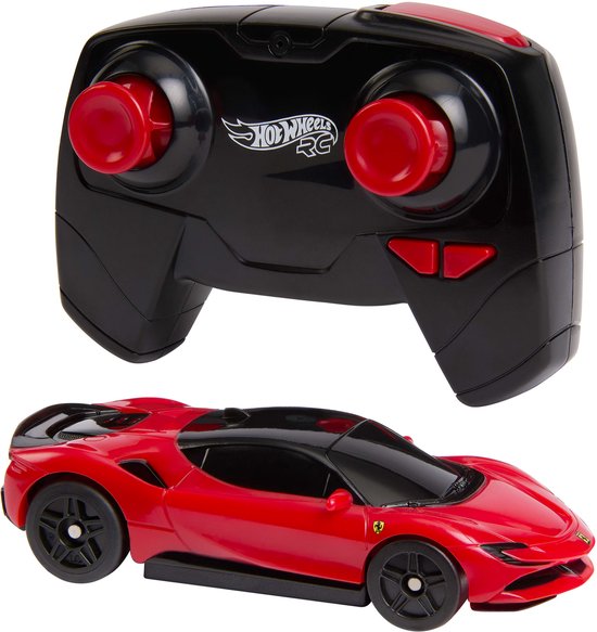 Hot Wheels Op Afstand Bestuurbare Ferrari Auto Rood van Hot Wheels — afbeelding 3