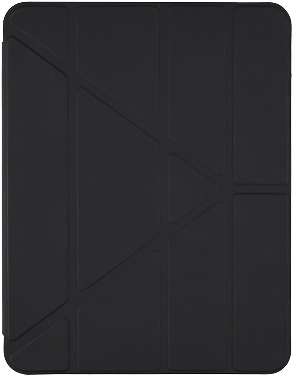 Pomologic BookFold Hoesje iPad (10th gen/A16) – Voorflap met Wek/Slaap Functies – Verstelbaar in 5 Kijkhoeken – Krasbestendig Achterkantmateriaal - Zwart