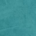 Gladde, turquoise fluwelen stof.