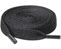 UpUGo Laces 3 Pairs 8 mm Wide Flat Laces for Trainers, Sports and Running, Suitable for Children and Adults