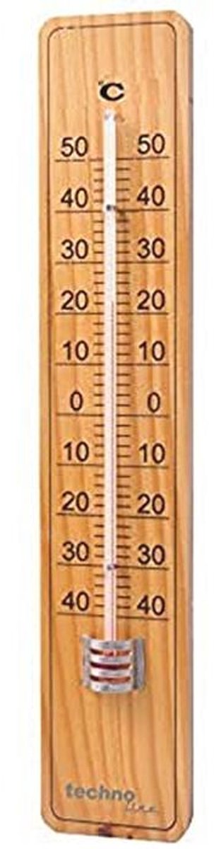 techno line WA2010 Thermometer Holz