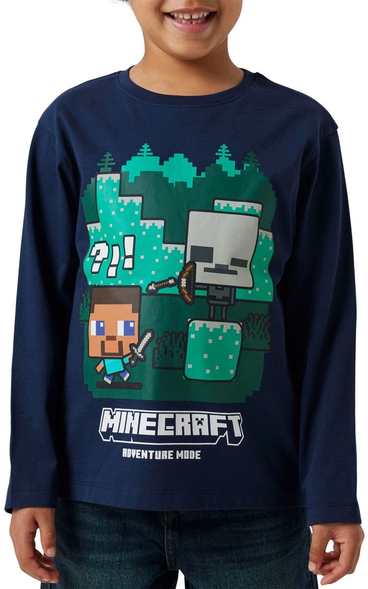 Name It Minecraft LS Shirt Junior - Maat 116