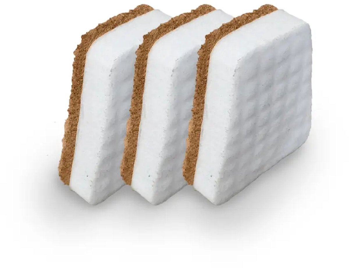 Jackpro Jackpad 3-pack – Melamine scrub spons voor hardnekkig vuil