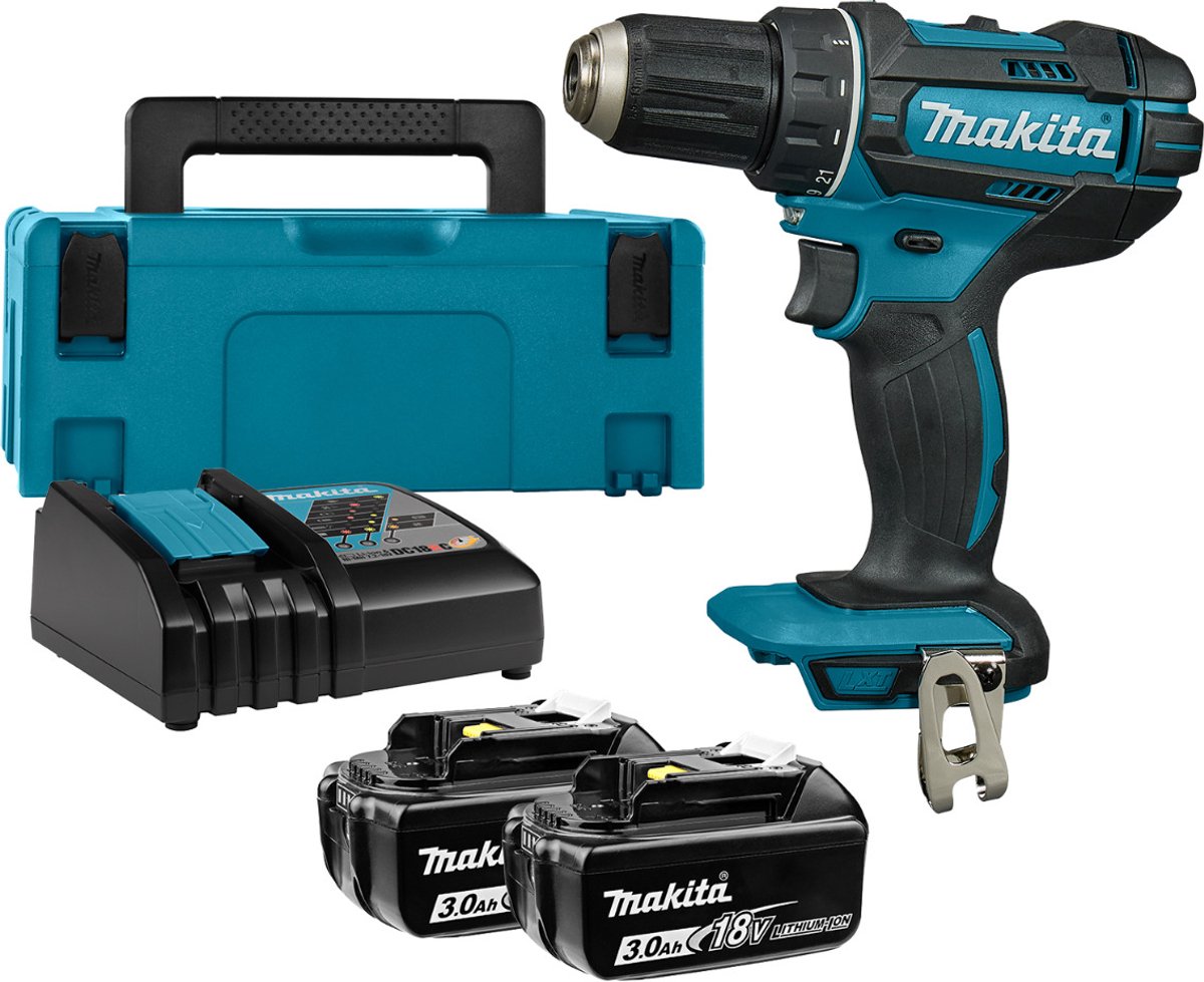 Makita DDF482RFJ 18V Li-Ion accuboor-/schroefmachine (2x3.0Ah accu) – foto 2