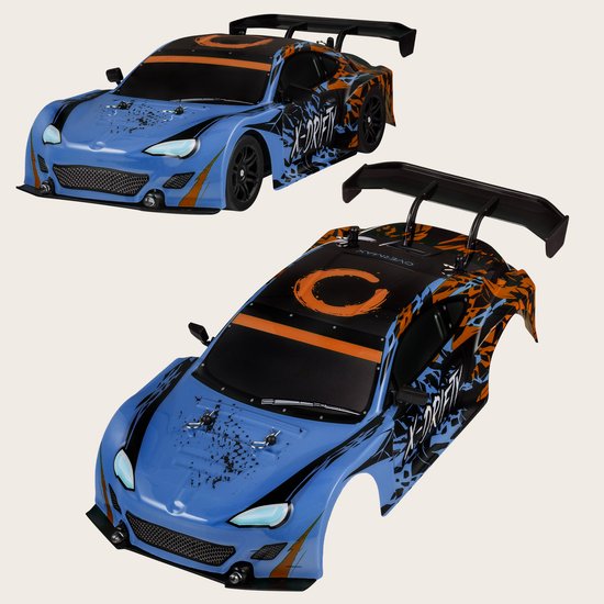 Overmax X-Drifty Carrosserie – Coque RC – Carrosserie de Remplacement pour X-Drifty – Accessoire pour Voiture RC Drift – Design Drift & Course – Look Personnalisé – Durable & Légère – Montage Facile – Nouvelle Vie pour votre RC