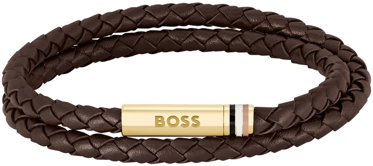 BOSS HBJ1580670M Heren Armband - Gevlochten armband