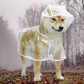 Regenjas Hond - Honden Regenjas - Hondenregenjas Met Capuchon - Waterdichte Regenjas - Uitgebreide Bescherming - Bijtbestendig Huisdierenregenponcho - Voor Kleine Middelgrote Honden - Maat Xl - 1 Stuk