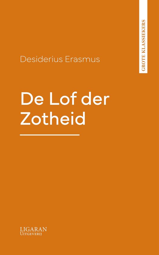 De Lof der Zotheid - cover